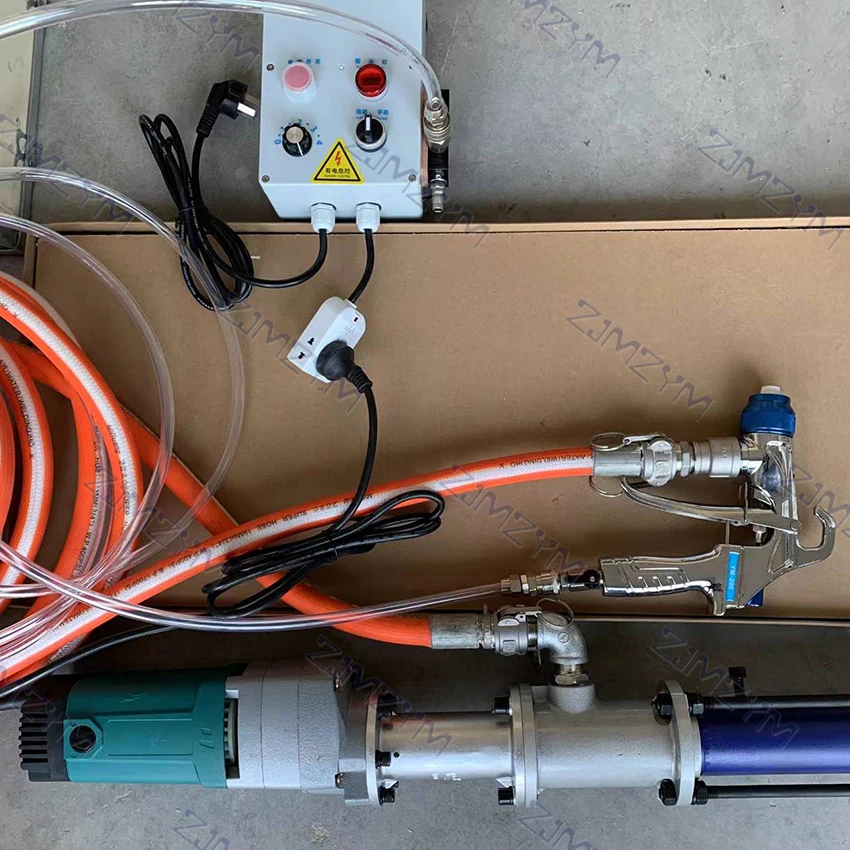 220V 2200W High Power Real Stone Paint Spraying Machine Spray Gun Putty Conveying Waterproof Spraying Machine Coating Machine
