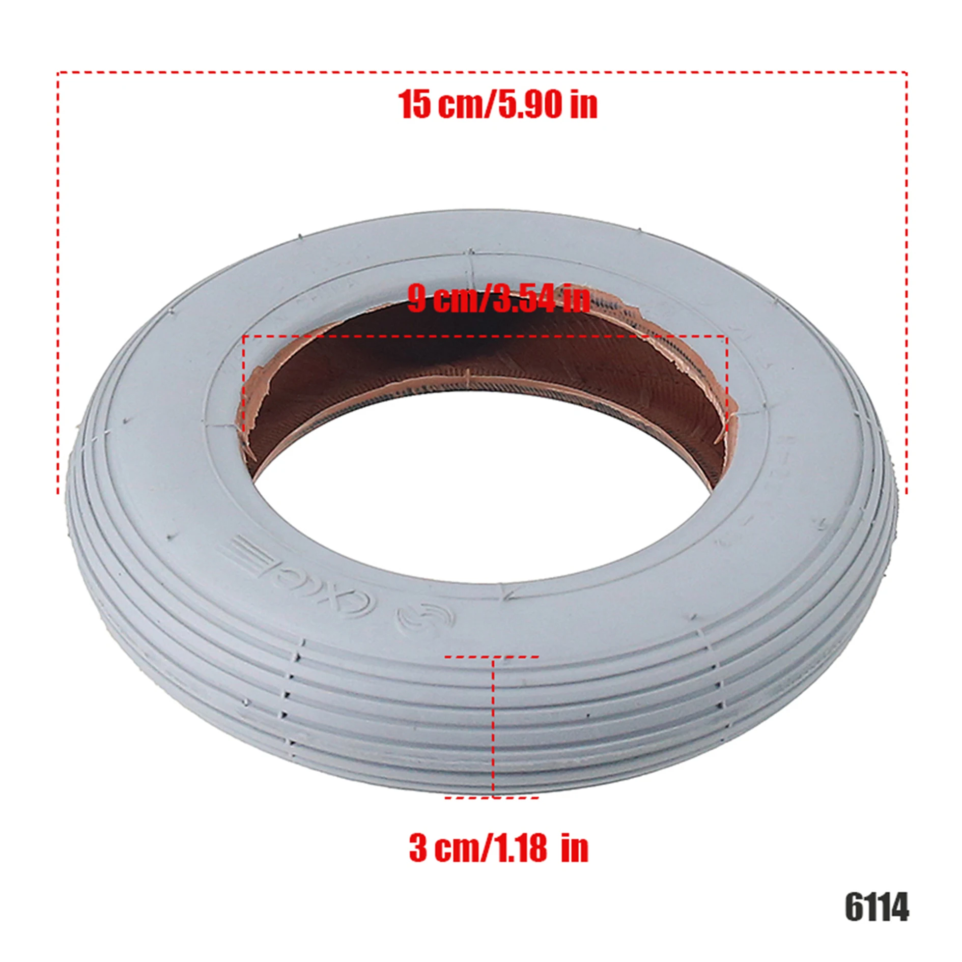 6 Inch 6x1 1/4 Tire Inner Tube Outer Tyre for Mini Foldable Carbon Fiber Electric Scooter High-quality Accessories