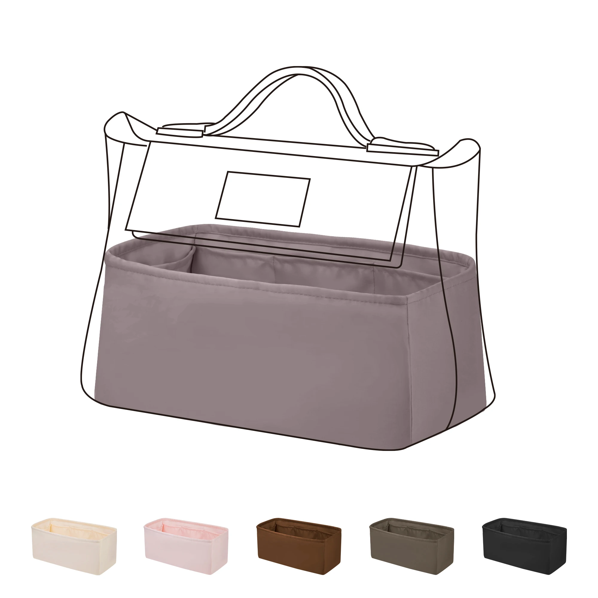 Luxury Bags Hermes - منظم حقائب حريري من DGAZ يناسب