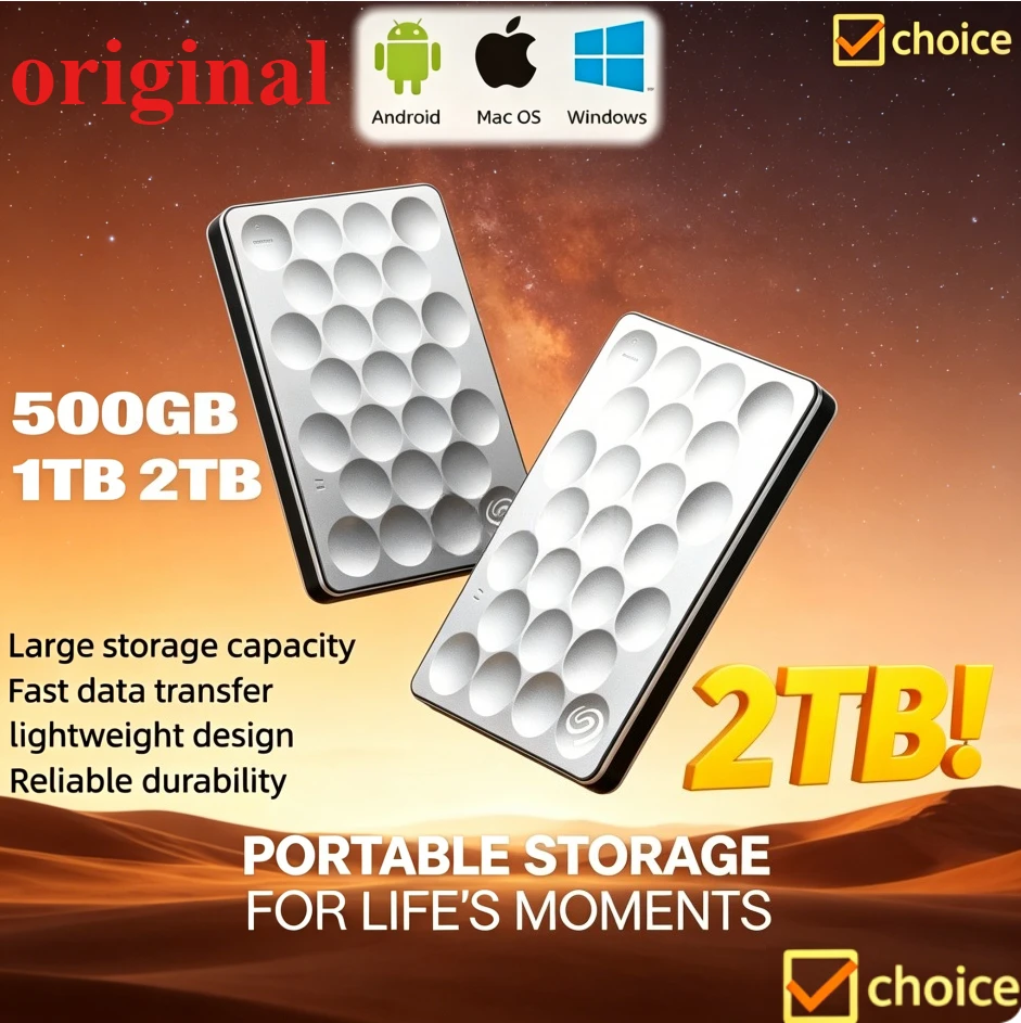 OEM For Seagate  Portable External HDD 2.5 USB Ultra high sp