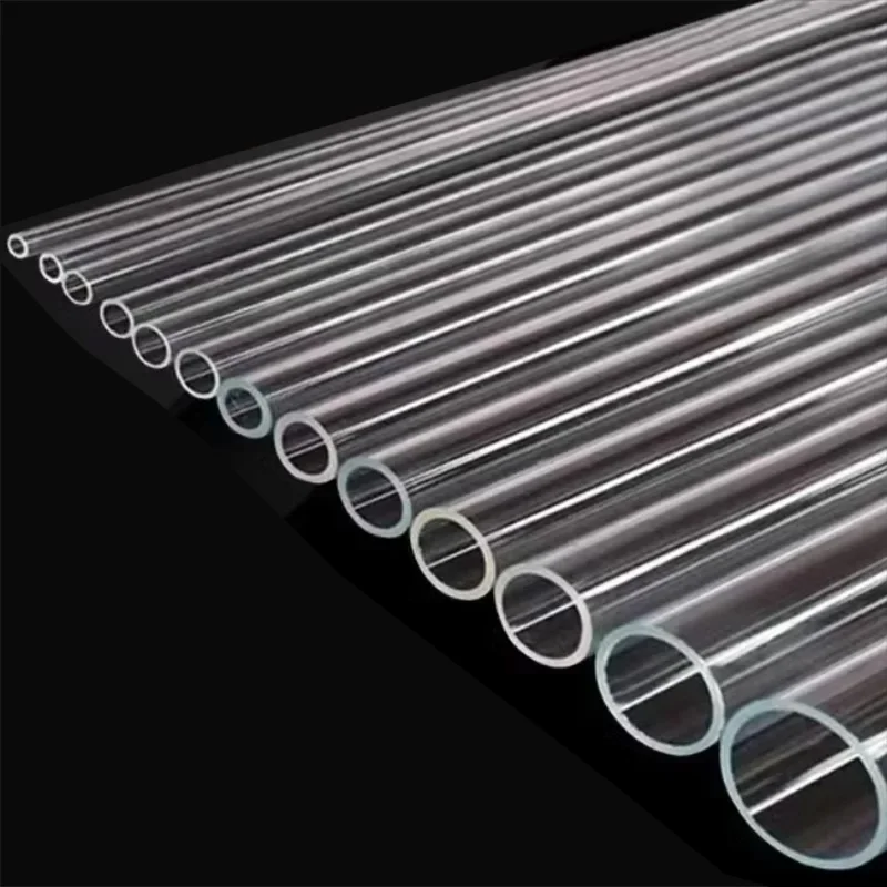 Transparent Acrylic Tube Aquarium Fish Tank Water Supply Garden Plexiglass Pipe 5mm To 250mm