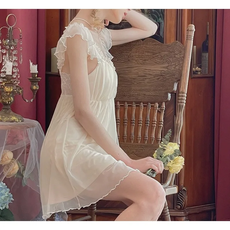 

Modal Suspender Fairy Nightdress Girl Summer Cool Breathable Skirt