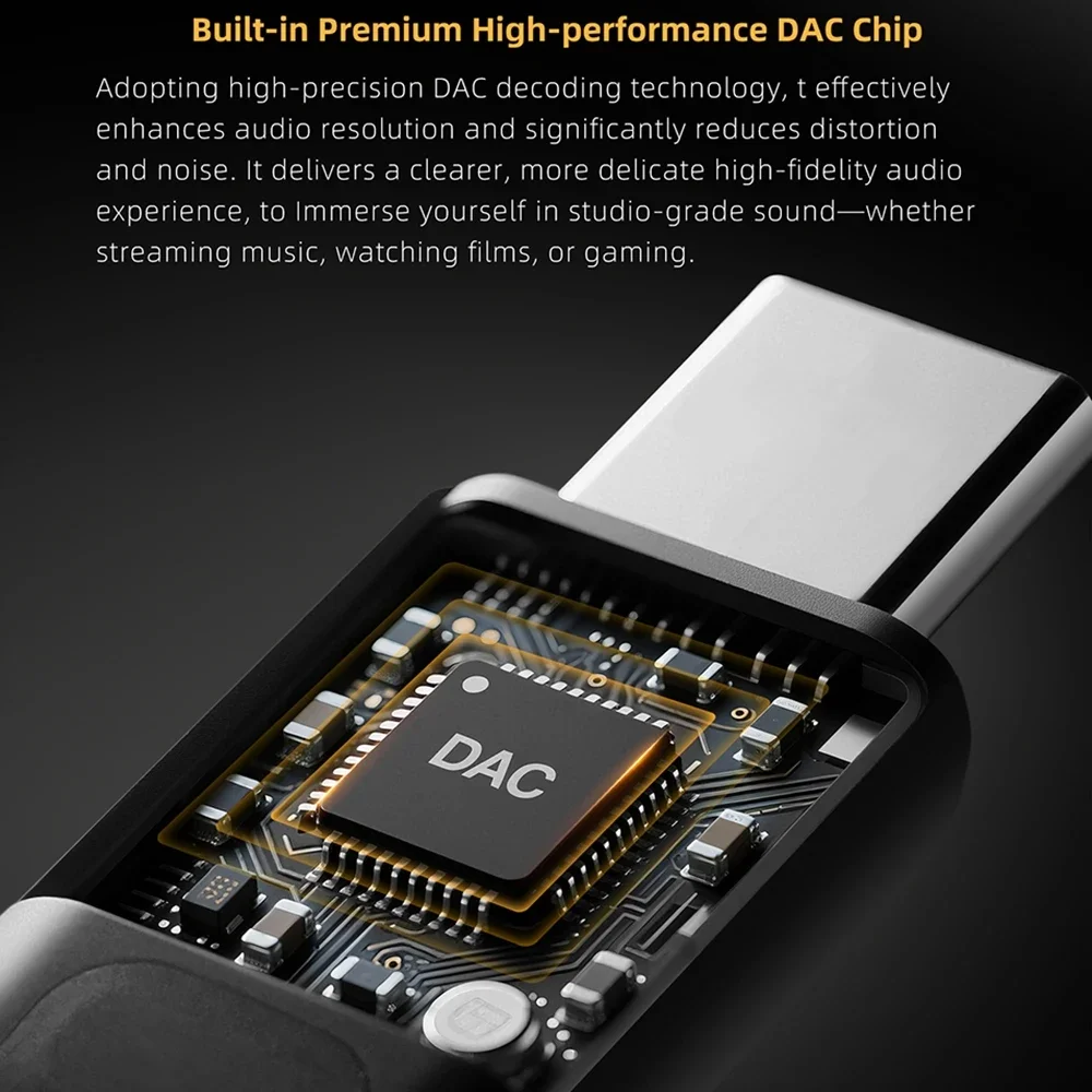 KZ AM02 سماعات أذن رقمية محمولة مكبر للصوت USB DAC ضبط نوع c إلى 3.5 مللي متر كابل محول مع DAC رقاقة فك سماعة أمبير