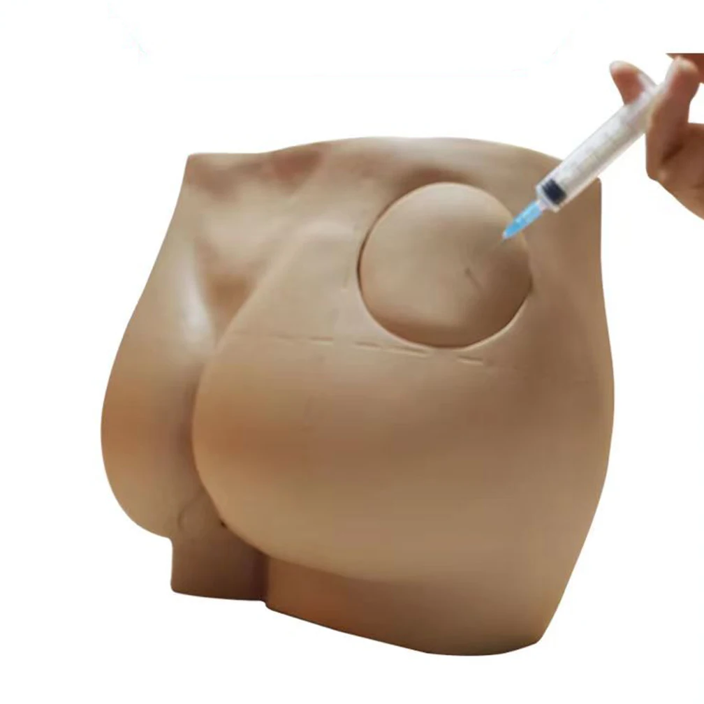 Simulateur d'Injection Intramusculaire de Hanche Humaine, Modèle d'Anatomie, Ressources Médicales Fuchsia, Vente en Gros, 100% Marque, Livraison Directe
