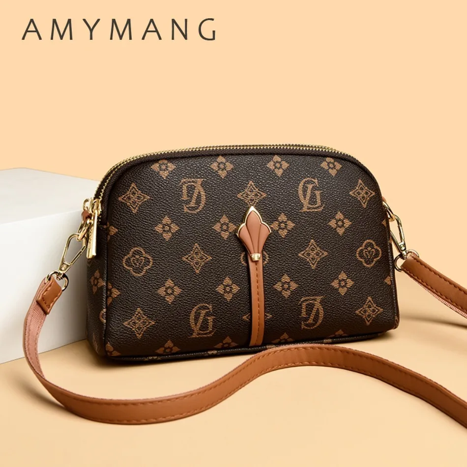 

Fashion Printed Women Shell Bag Ladies Pu Leather Shoulder Crossbody Bag Luxury Designer Small Messenger Sac Purse and Handbags