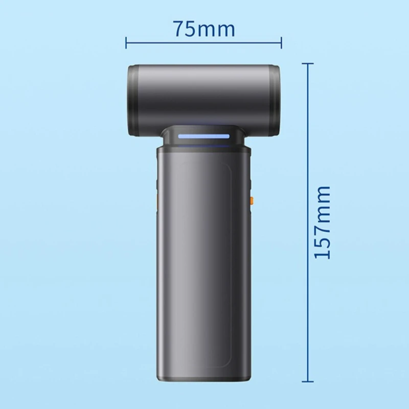 Przenośny, ręczny wentylator z silnikiem o wysokiej prędkości, długotrwała żywotność baterii, przenośny, mocny wiatr, regulowany, wygodny, ładowalny wentylator.