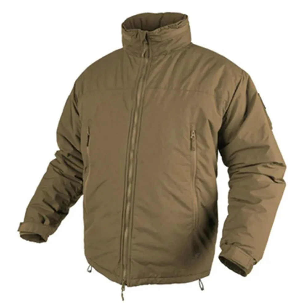 Chaqueta de plumón de nivel 7 para hombre, abrigo militar táctico, grueso, cálido, impermeable, cortavientos, caza, senderismo, Parkas del ejército, Invierno