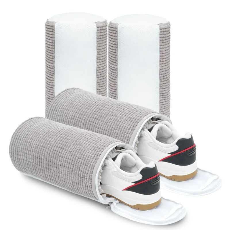 靴洗濯機バッグ-2-個-洗濯機と乾燥機用の再利用可能なランドリーバッグ-スニーカーやジムシューズの-360-度洗浄