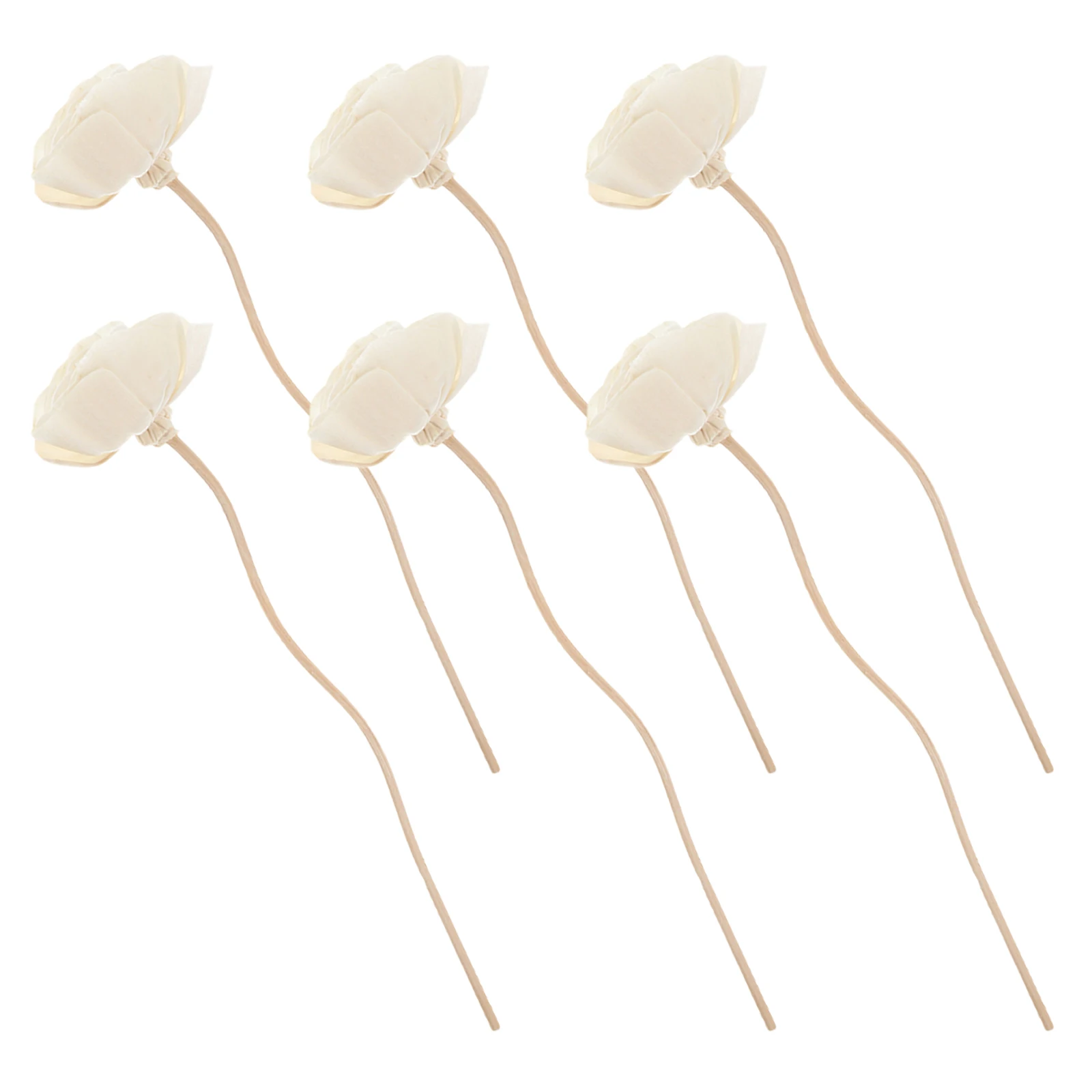 

6Pcs Dried Flower Aromatherapy Diffuser Sticks Essential Oil Reed Home Scent Diffuser Fresh Fragrance Stick Set