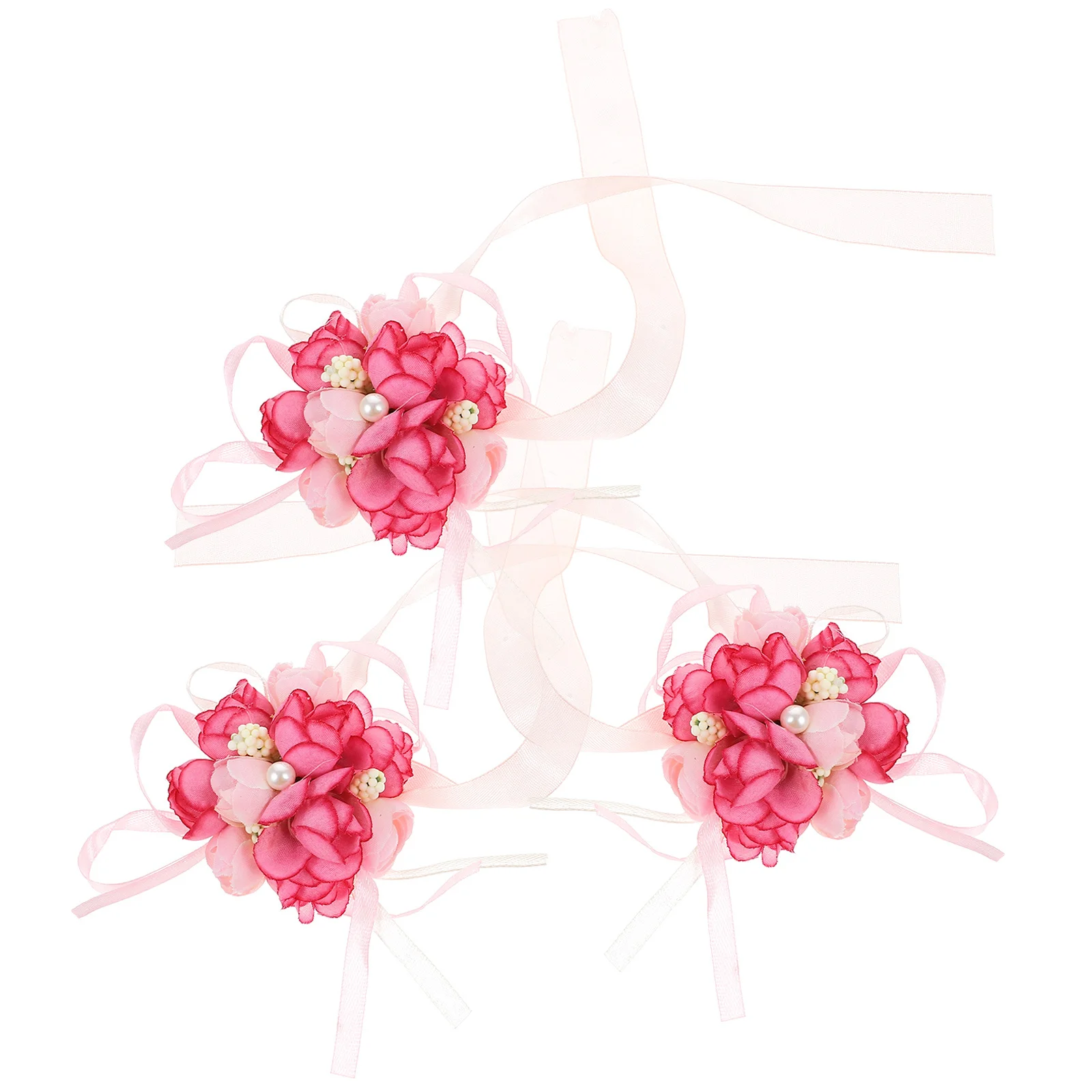 3 قطع الزفاف المعصم زهرة ريفي خمر السوار الفرقة أنيقة وصيفه الشرف سوار الديكور حزب التبعي الزفاف اليد