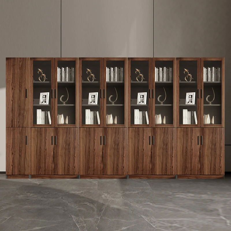 

File Cabinet Office Wooden Filing Boss Bookcase Against the Wall Office Cabinet Locker Data Cabinet Financial