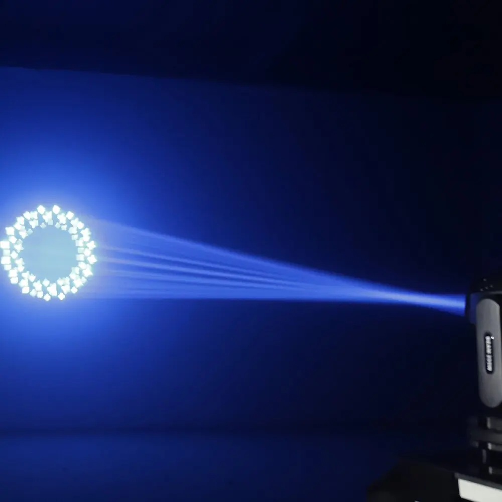295 واط 14R LED شعاع رئيس المحمول واه التكبير شاربي 16 قنوات biprism عالية الطاقة DMX ضوء DJ المرحلة بار ديسكو حفلة موسيقية