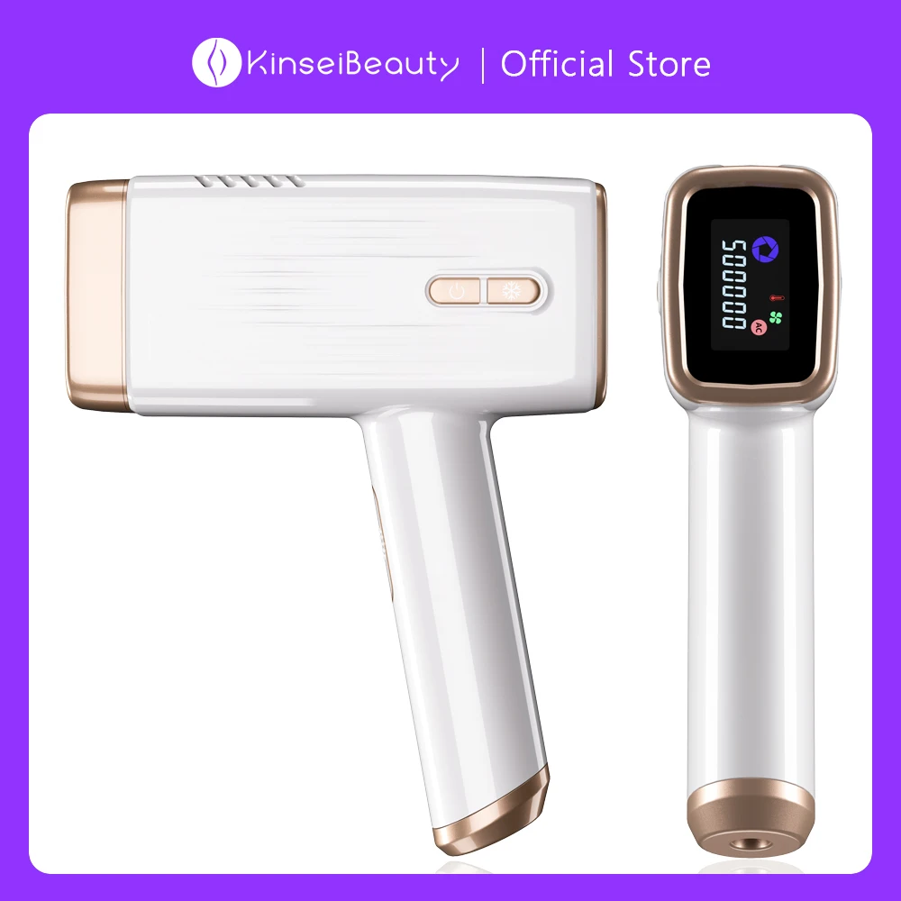 Kinseibeauty Laser Hair Removal IPL Hair Removal ICE Cold Epilator 500000 Flashes 3IN1 Epilator Body Depilador a laser