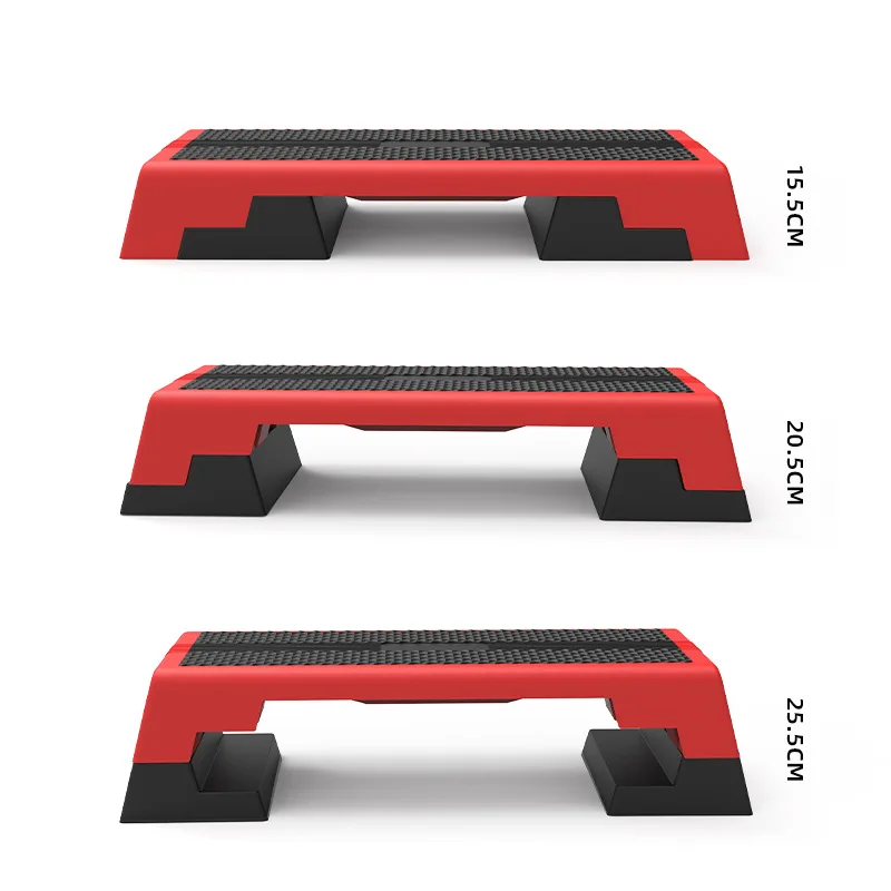 

Adjustable Three-Gear Fitness Step Platforms Multifunctional Aerobic Core Jumping Exercises Rhythm Pedal for Household Yoga