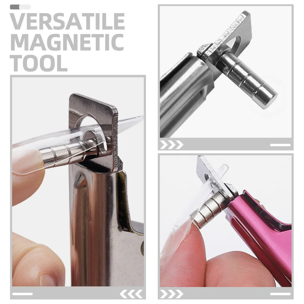 

5Packs Cylindrical Nail Art Magnets Easy Use Magnetic Tool Nail Polish Cat Eye Gel Polish Magnet Manicure Magnetic Tool