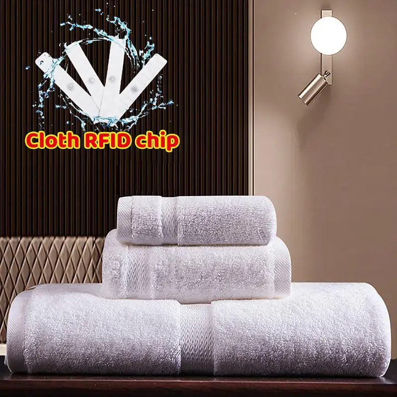 RFID UHF Tags Durable Heat Resistant for Laundry Use 5Pcs Adhesive Stickers for Easy Application