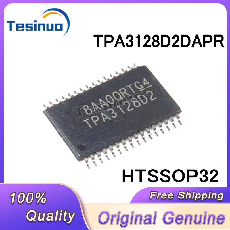 2-5/PCS New Original TPA3128D2DAPR TPA3128D2 HTSSOP32 Audio power amplifier chip In Stock