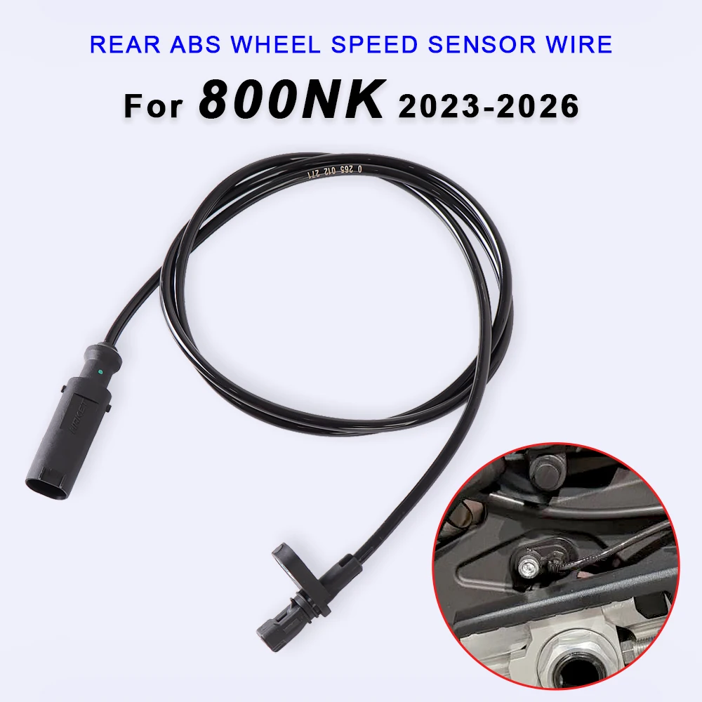 

Motorcycle Rear Wheel Speed Sensor ABS Signal Wire Silicone Cord Accessories For CF Moto 800NK CFMOTO 800 NK CF800NK 2023-2026