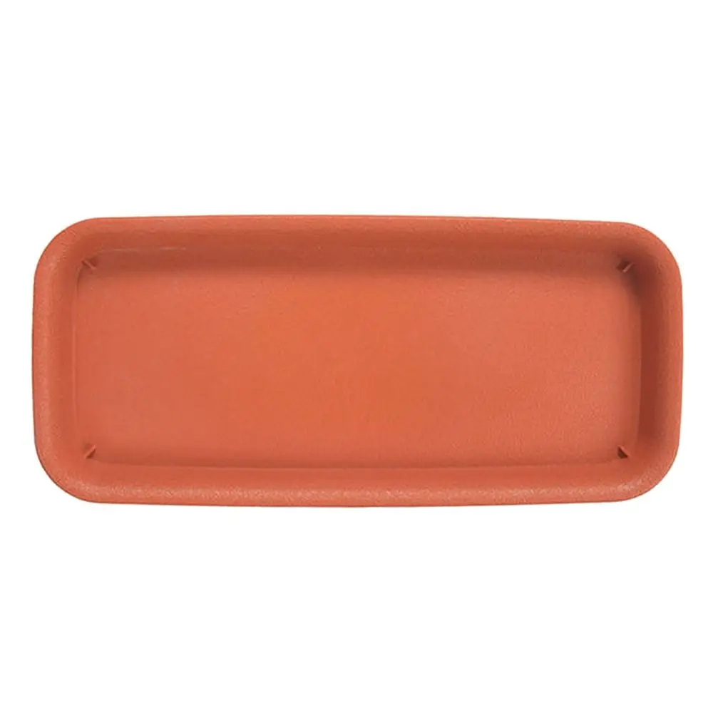 1Pcs Heavy Duty Durable Rectangle Plant Saucer Plastic Tray Saucers Drip Trays Indoor Outdoor