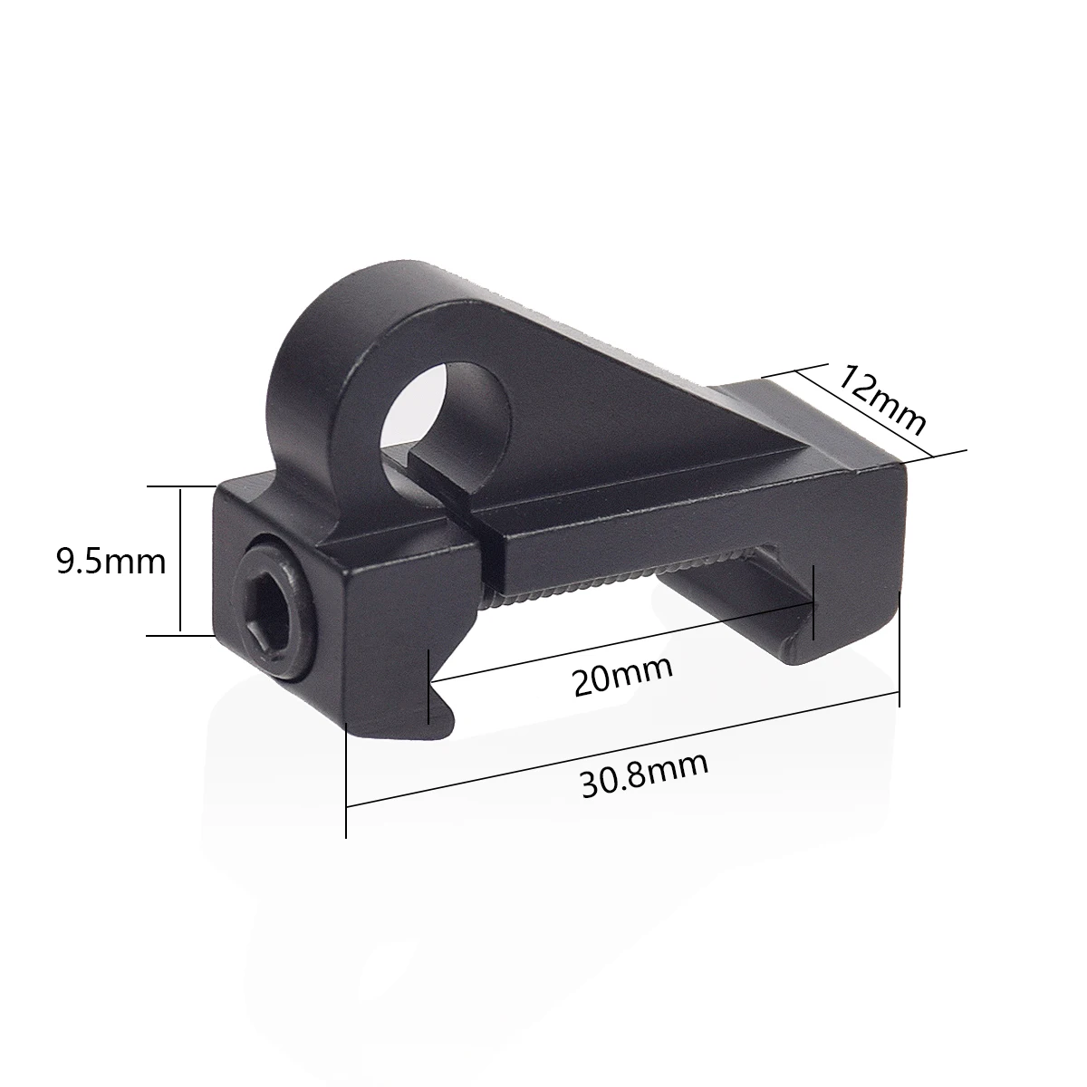 Tactical Rifle Sling Adapter Swivel Attachment Scope Mount Sling Hook Mount 20mm Picatinny Rail Weaver Airsoft AR Hunting