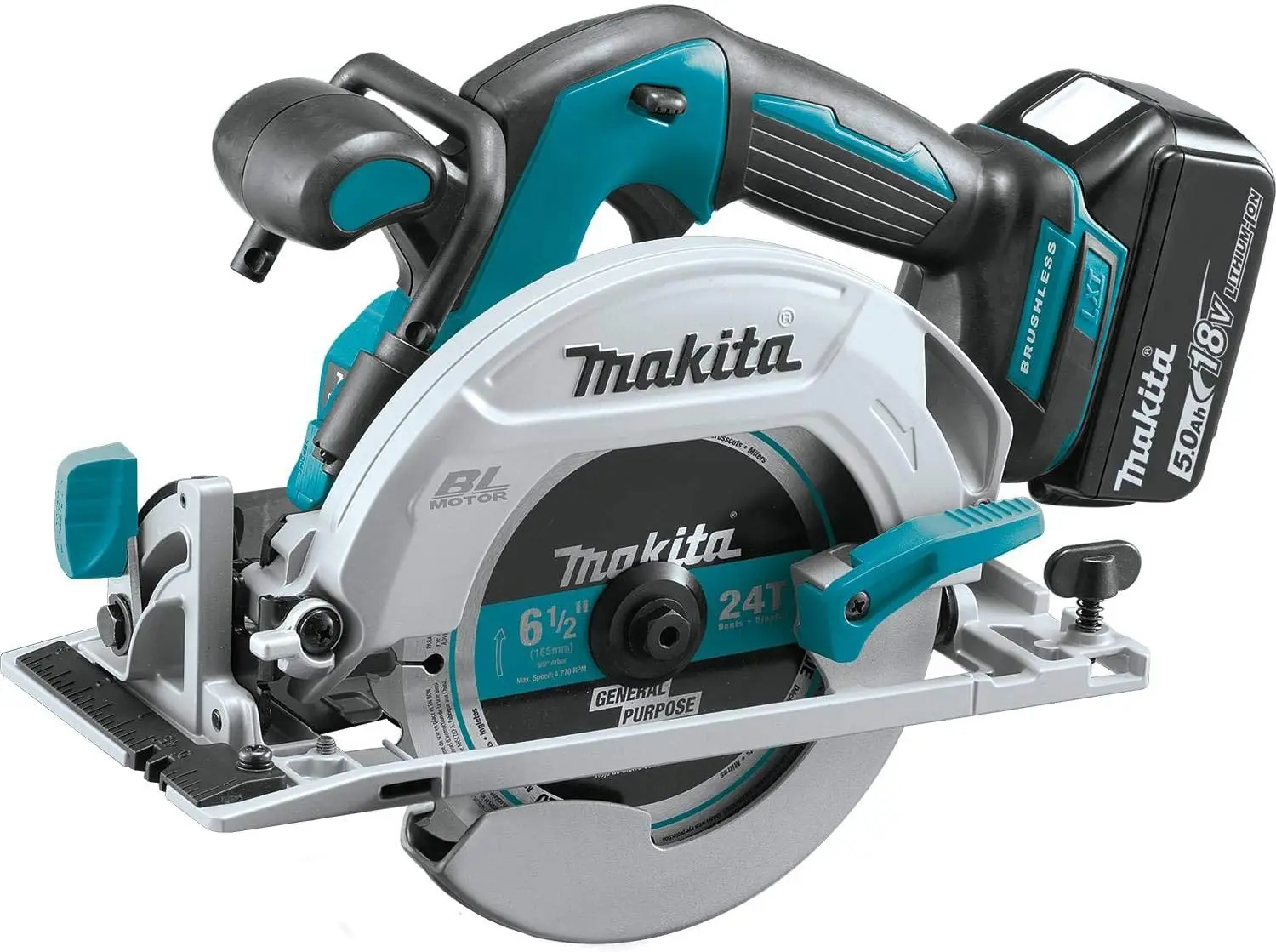 Makita XT616PT 18V LXT Lithium-Ion Brushless Cordless 6-Pc. Combo Kit (5.0Ah)