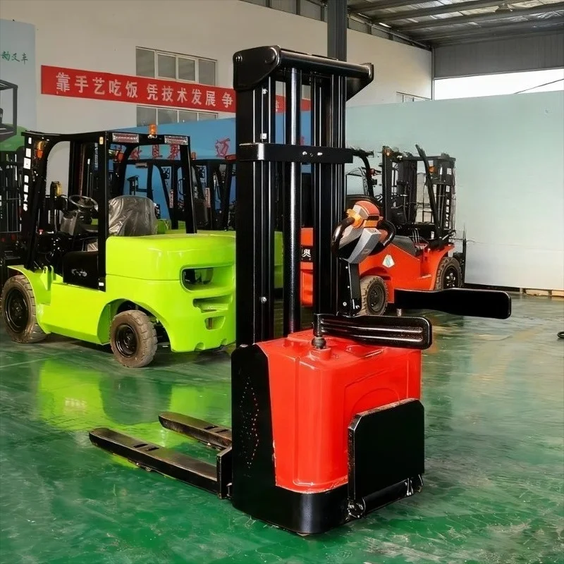 1.5 tons 2 tons all-electric stacker intercom electric pallet forklift rough terrain stacker