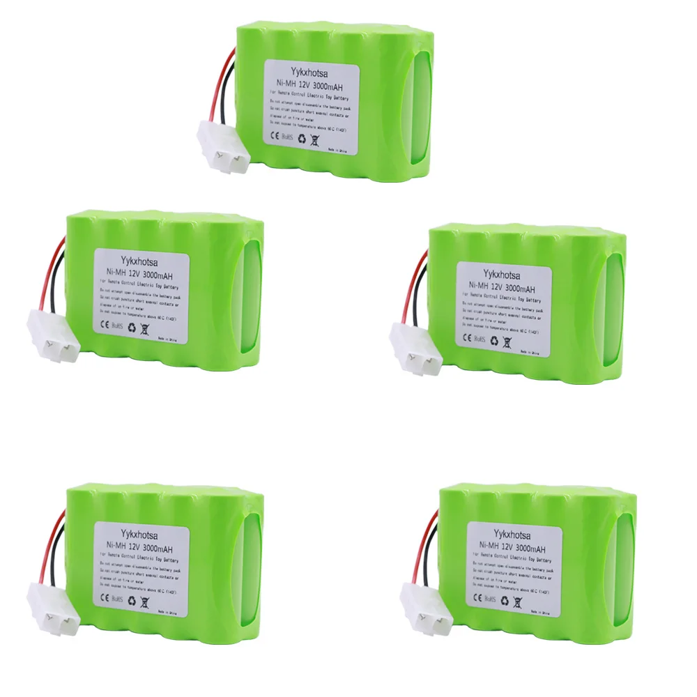 12V 3000mAh Ni-Mh AA Batteria 12V Batterie NiMH ad alta capacità nimh Batteria per il controllo remoto giocattolo auto camion barca giocattoli