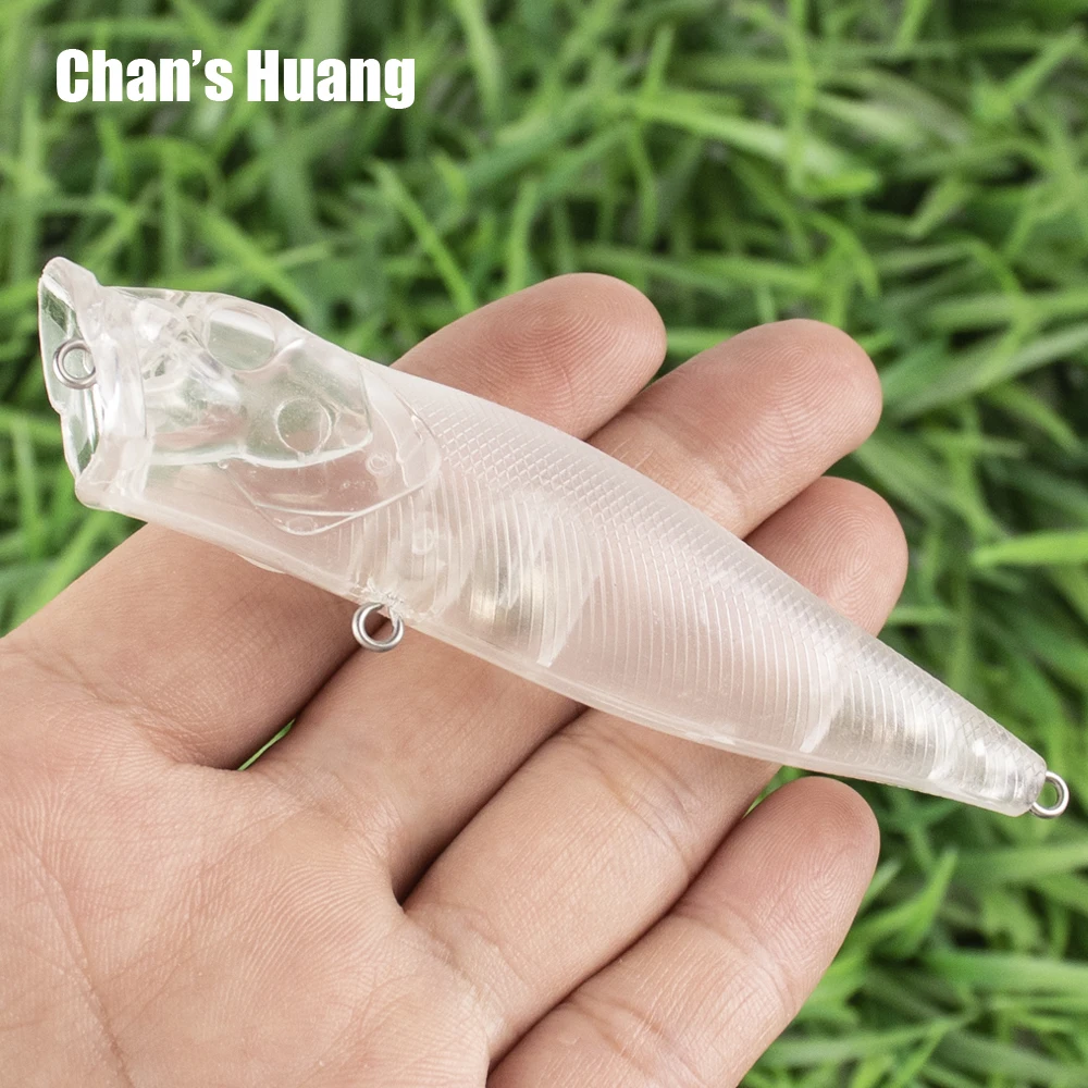 

Набор заготовок для поверхностных приманок Chan's Huang, 50 шт., неокрашенные, плавающие, для ловли баса, 3,54 дюйма, 10,8 г, попперы, жесткие приманки для самостоятельной сборки