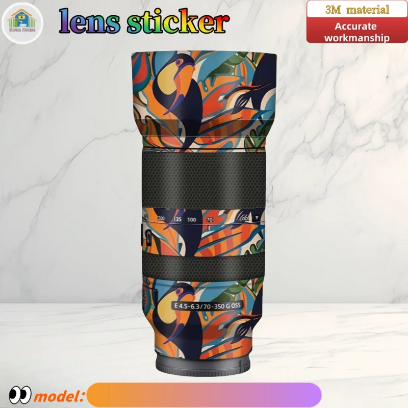 E70350 For Sony E70-350mmF4.5 Camera lens sticker, DIY skin, Precision tailoring wear-resistant protective film