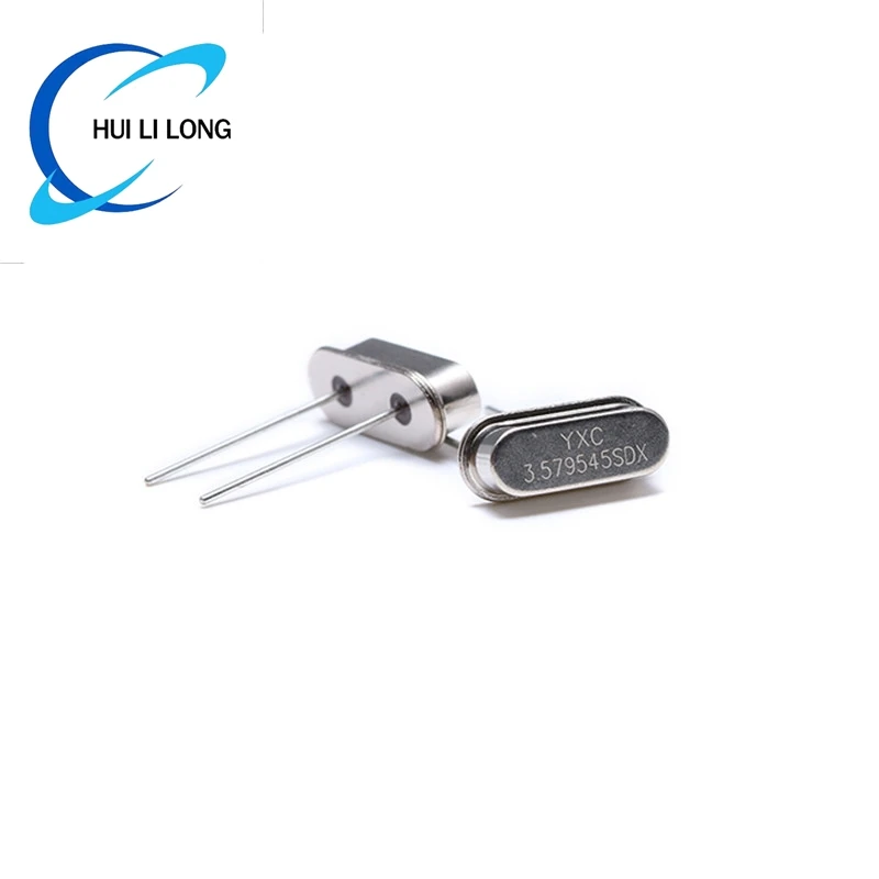 10pcs HC-49S Passive Crystal Oscillator Ceramic Quartz Resonator DIP 3.579545MHz 3.579545 MHz Electronic Kit HC 49 HC-49