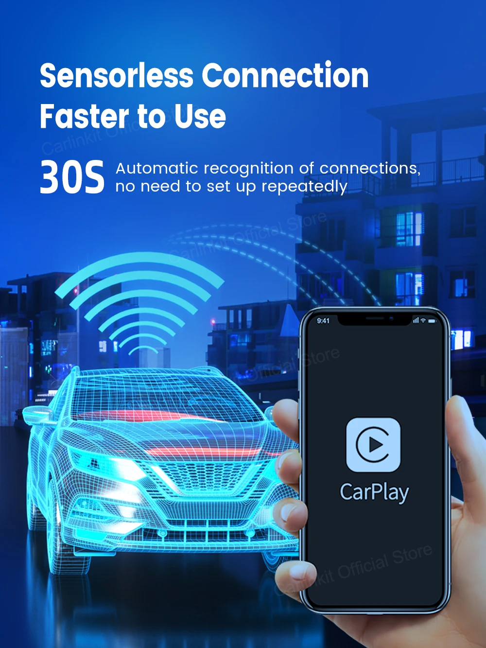 CarlinKit Android Auto USB Dongle Drahtlose CarPlay Adapter Für Android Auto Unterstützung Spotify Waze Karte Telefon Mirrorlink Auto Radio – Detail 12