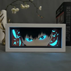 Paper Cut Anime Light Box Haikyu Tobio Kageyama for Bedroom Decor Birthday Gift Manga Shadow Box Desk Table Lamp Lightbox Haikyu