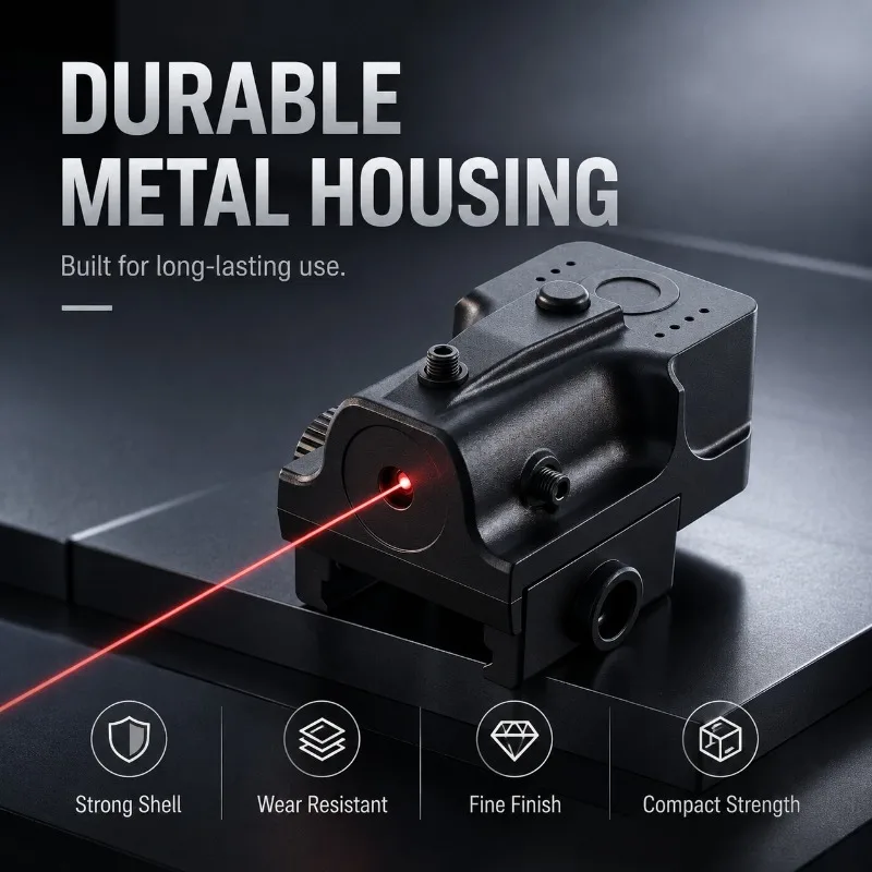 Sturdy Integrated Laser Decor Kit, Four‑way Tunable Indicator Accessory for Hobby Model Modification