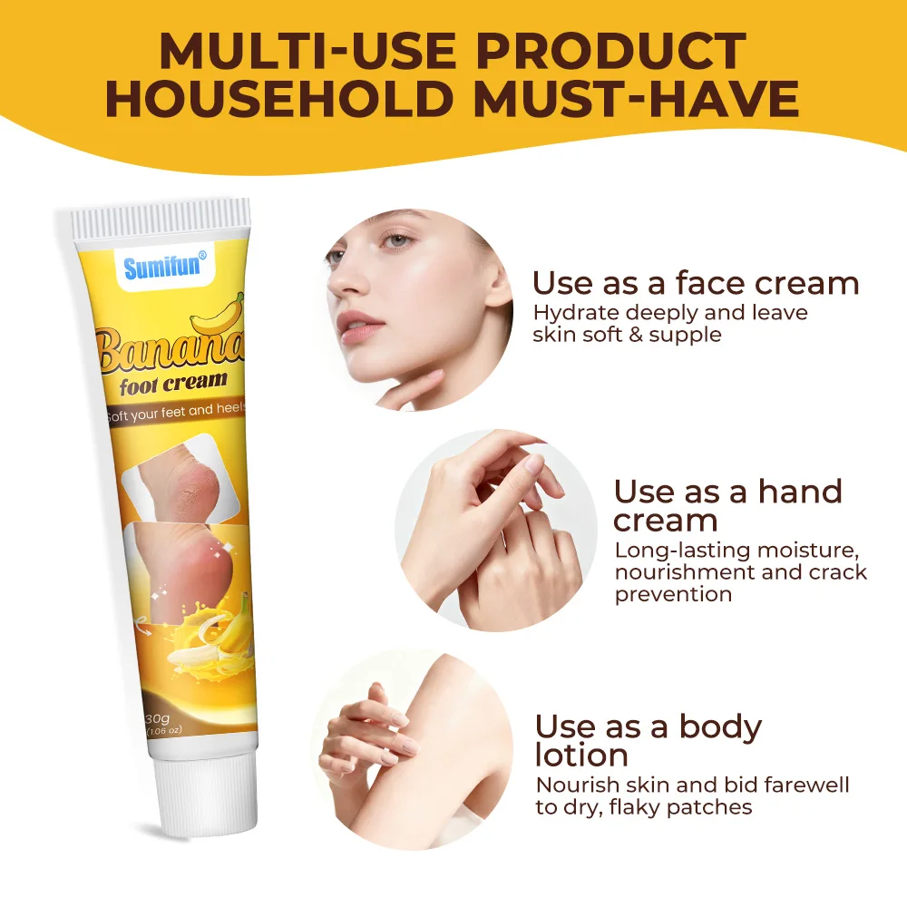 30g Sumifun Honey Foot Cream Moisturizing Repair for Dry Rough Feet