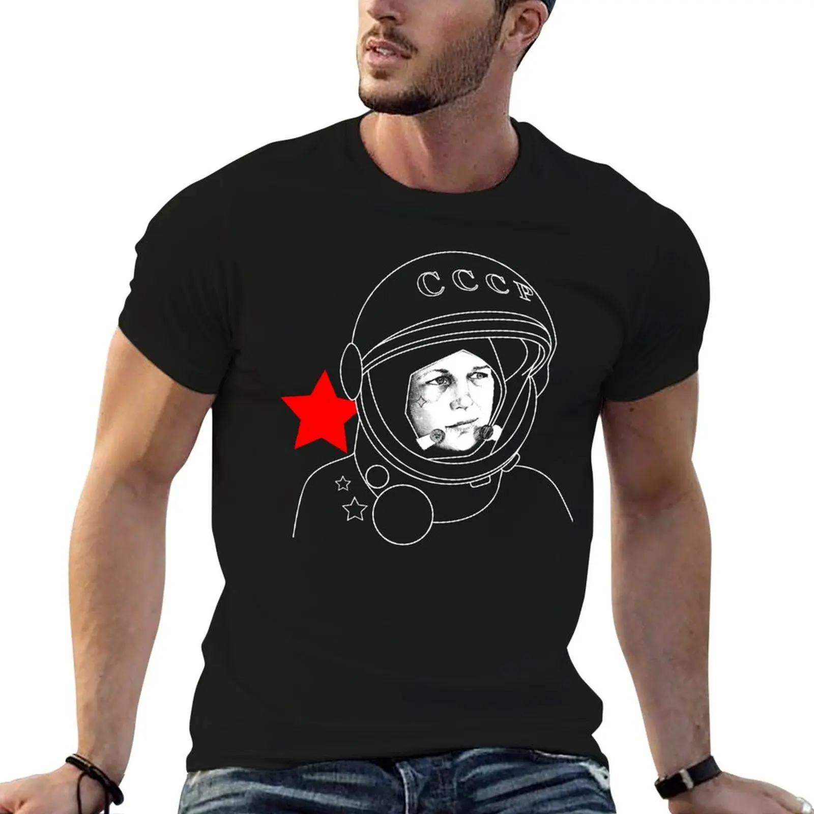 

Valentina Tereshkova, cosmonauta T-Shirt quick drying essential t shirt aesthetic clothes shirts men graphic
