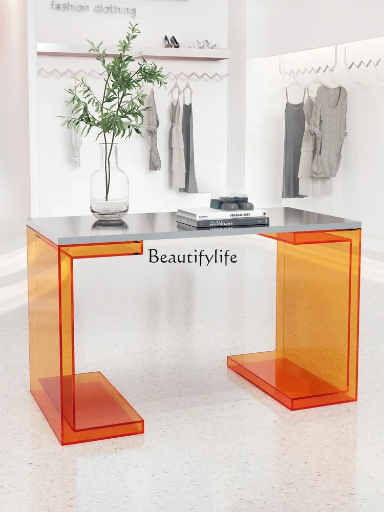 

FG11Clothing Store Zhongdao Display Stand Acrylic Transparent Display Stand