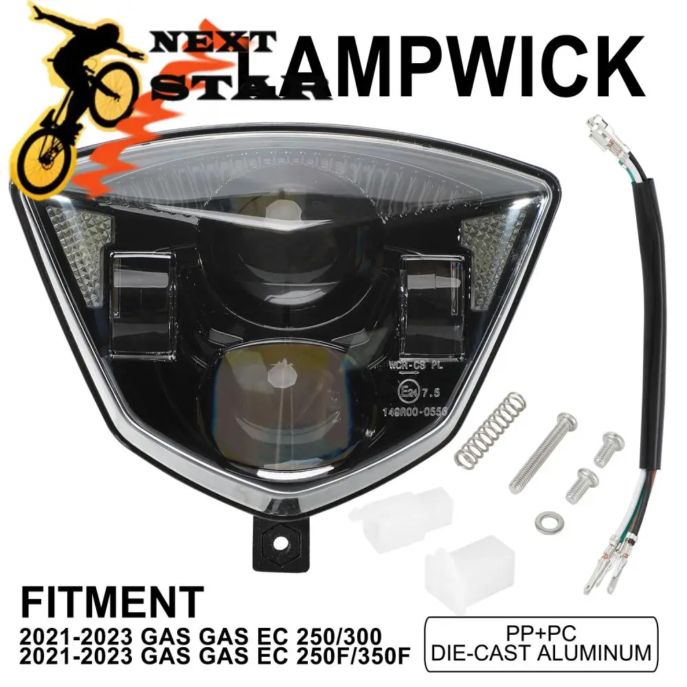 

Head Light Headlight Lampwick Motorcycle Parts Aluminum For Gas Gas GasGas EC 250 300 250F 300F 2021 2022 2023