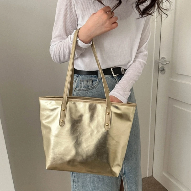 Fashion Tote Handbag Top Handle Bag Large Capacity Shopper Shoulder Bag Casual Shopping Bag