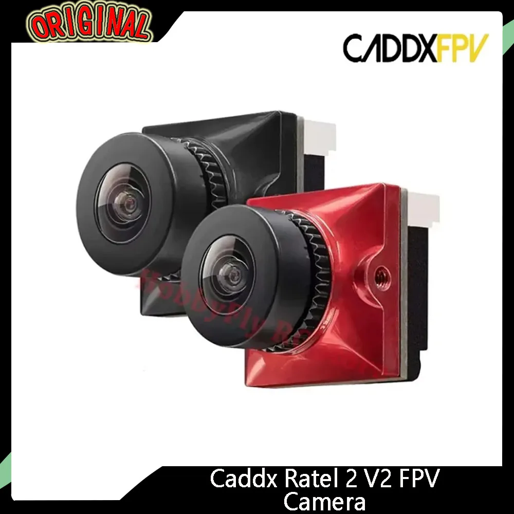 

Caddx Ratel 2 V2 (Ratel2) FPV Camera - 2.1mm Lens, 16:9/4:3 & NTSC/PAL Switchable, 19*19mm Super WDR,Ideal for FPV Racing Drones