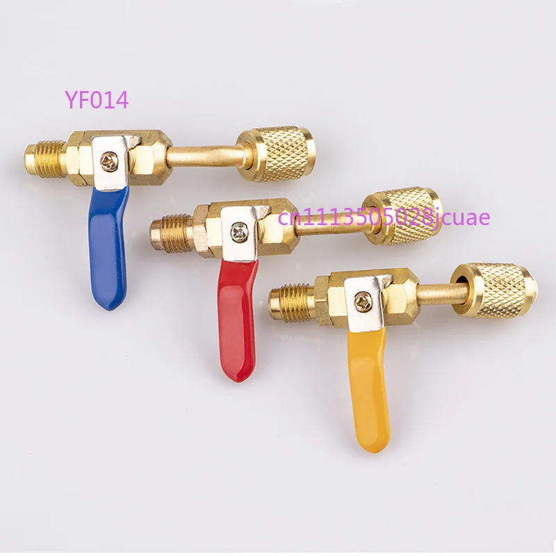 Air Conditioner Refrigerator Safety Ball Valve R22 R410A Refrigerant Control Shutoff Valve