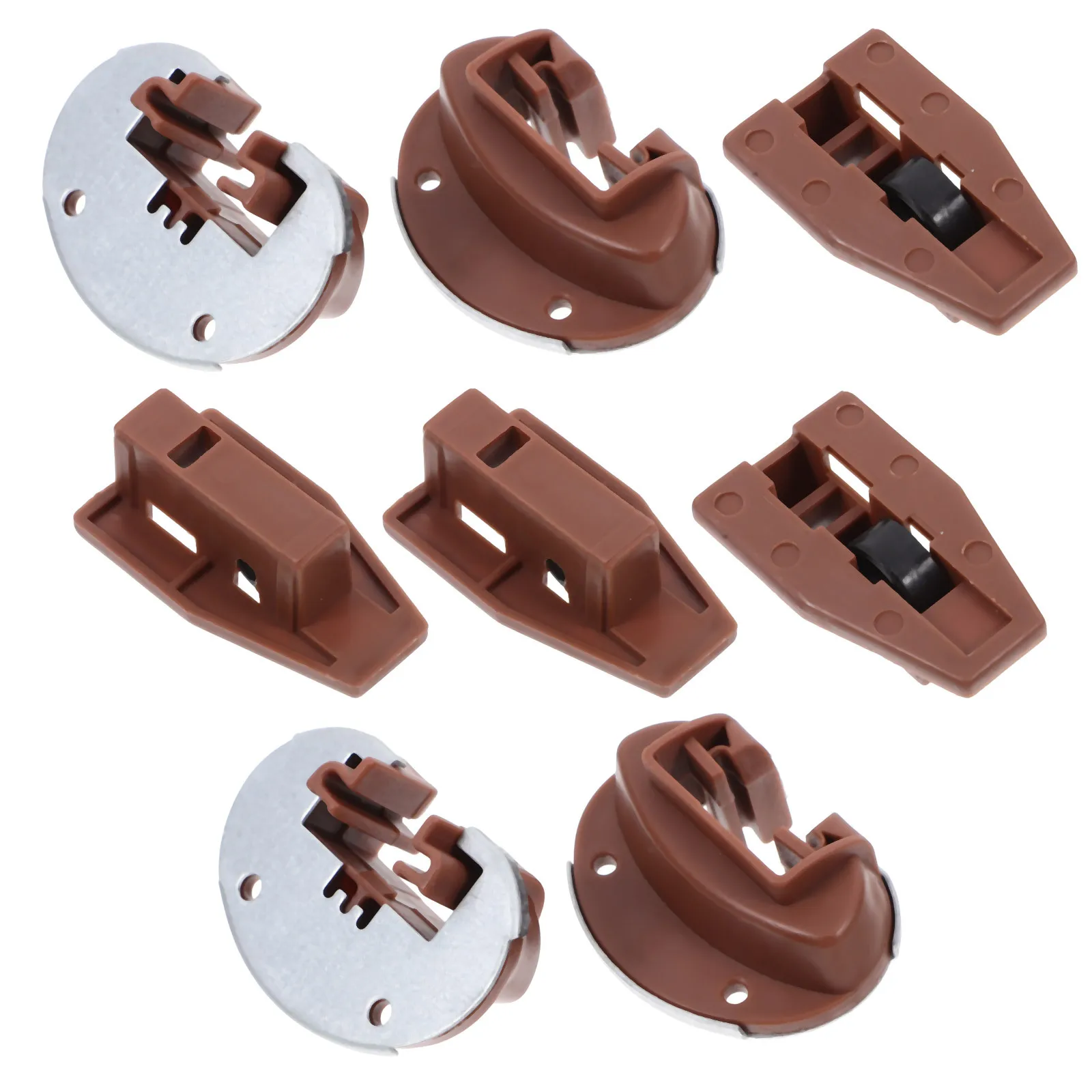 

2 set Slides Stoppers Replacement Kit For Vanity Kitchen Drawers Undermount Drawer Guides Repair Parts Drawer Tracks Stopper