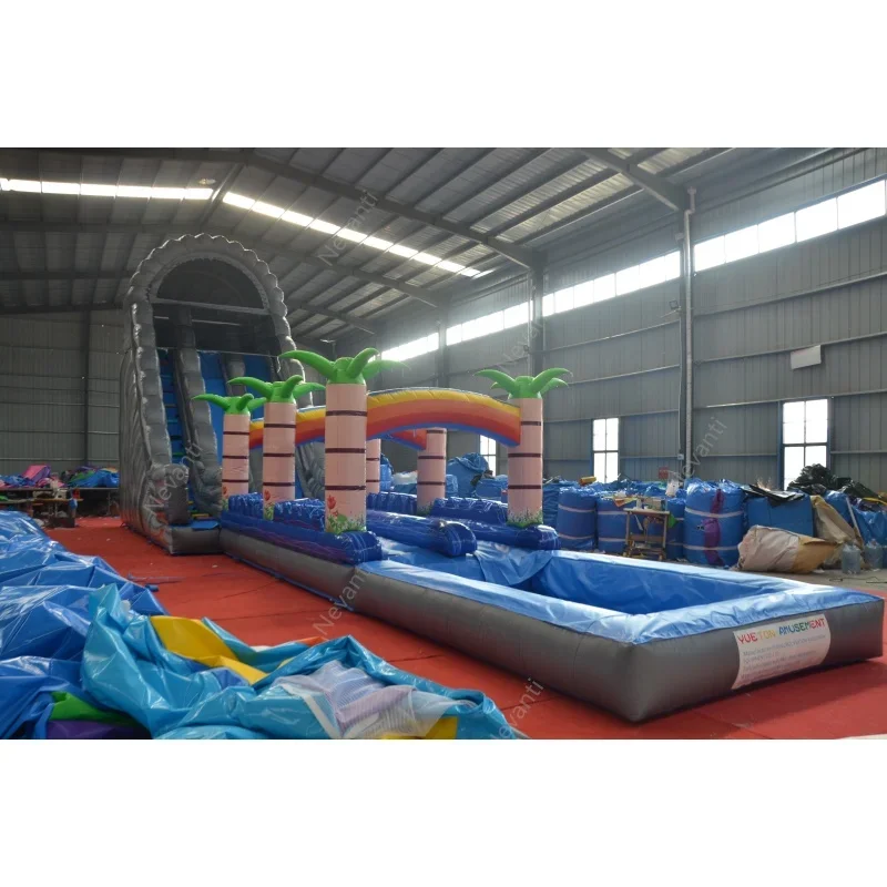 long inflatable water slide giant slide inflatable commercial inflatable double lane slide