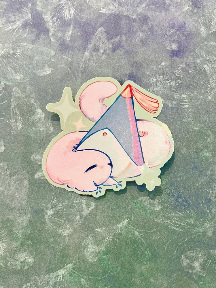Witch Hat Atelier Brushbuddy Vinyl Sticker Cute Cartoon Anime Decal Waterproof For Laptop Phone Case Water Bottle Manga Fan Gift