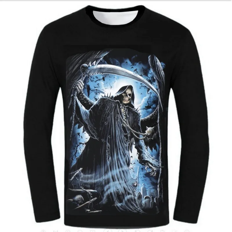 2025 футболка для езды на мотоцикле с 3D принтом, быстросохнущая, дышащая, для мужчин и женщин, для занятий спортом на открытом воздухе, с длинным рукавом