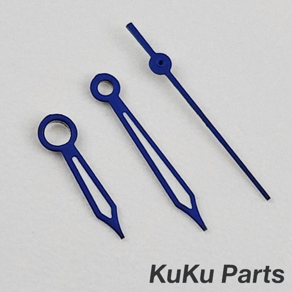 Blue Santos NH35 Hands Watch Accessories For Santos Modification Parts Watch Needles For NH34 NH35 NH36 Movement Green Luminous