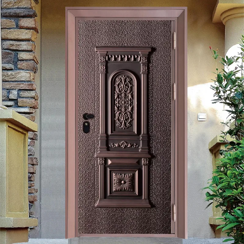 Customization 304 Stainless Steel Door 201 Cast Aluminum Explosion Villa Entry