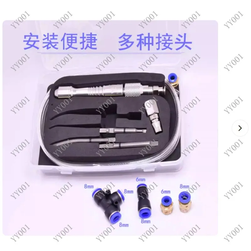 Pneumatic Scraper Air Shovel Micro Air Flux Chipper Gypsum Breaker With 3 Chisels Power Tool