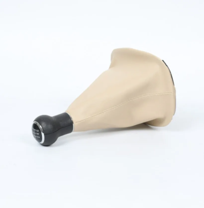 Fit For Volkswagen Passat B5 Car Beige Leather Dust Cover Shift Handball Set Gear Lever Accessories 1PC