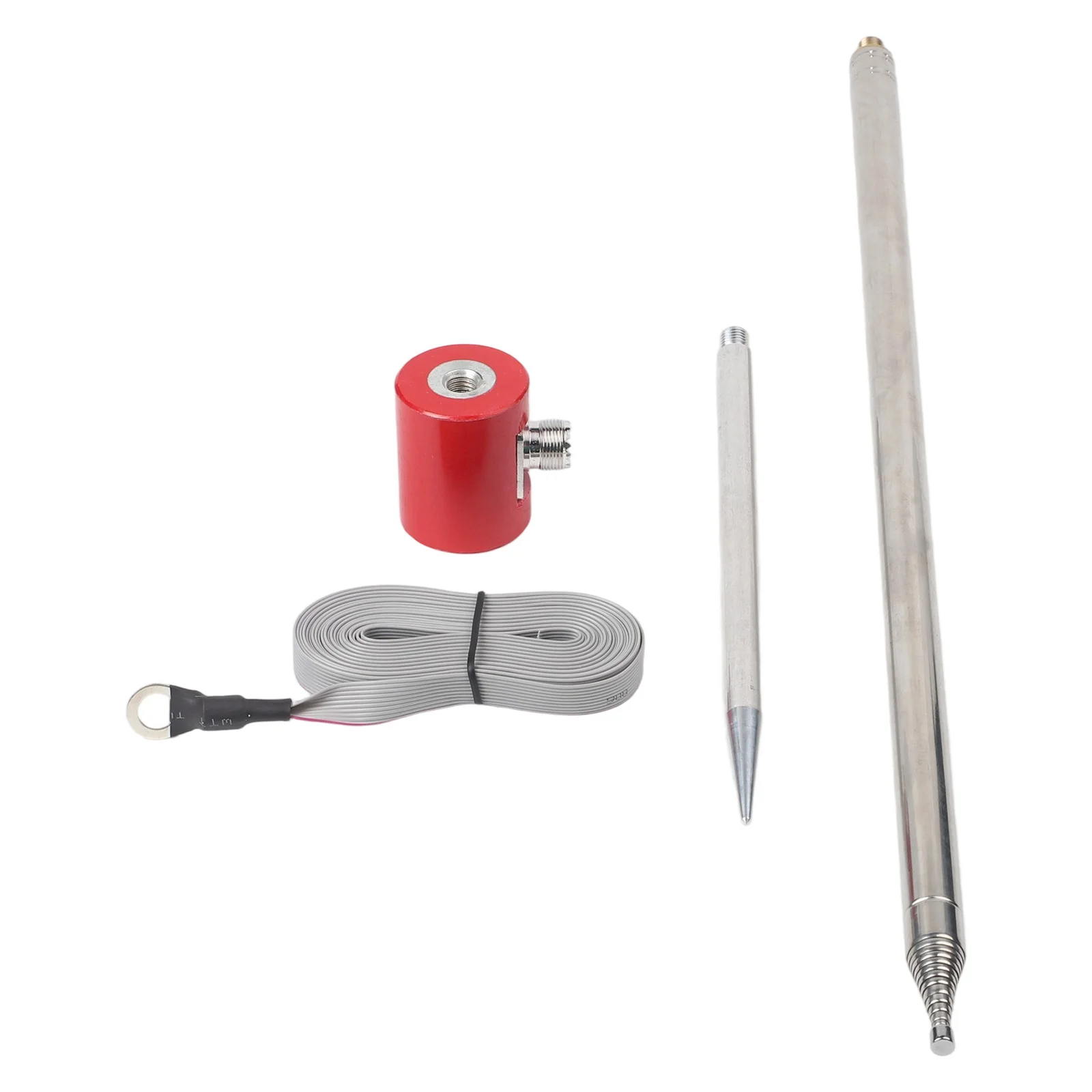 1set 14M-30MHz 300W-600W HF Antenna Stainless Steel 1/4 Wavelength For USDX QRP Radio High-frequency Antenna accessories
