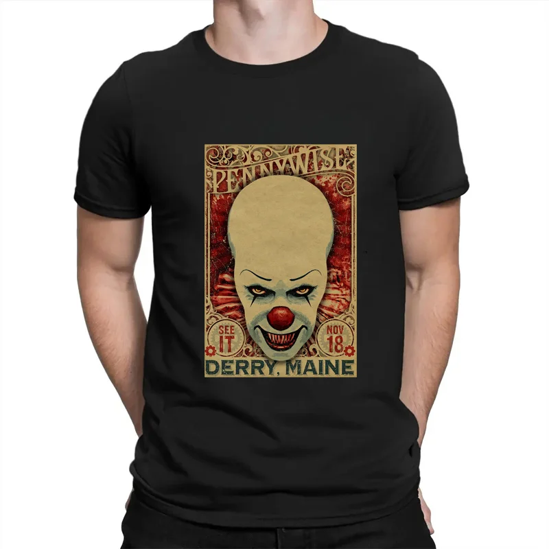 Dancing Clown Retro Retro Horror Culture T-shirt Summer Street Men Women Universal short sleeve birthday gift T-shirts